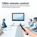 Miniatyrbild 7 av 11: Trådlös USB Powerpoint Presentation Laserpekare Klicker Fjärrkontroll Penna L Digital display rechargeable 