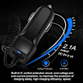 Miniatyrbild 3 av 11: Billaddare Snabbladdare Typ C Micro USB Laddning För iPhone 15 Pro Max /Android