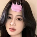 Miniatyrbild 6 av 11: Hög Skalle Topp Infällbar Kam Hårrot Fluffig Klämma Hår Curling Artefakt M5G3 Set pink 1set