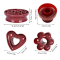 Miniatyrbild 2 av 10: Donut Maker Skärare Form Desserter Bakning Doughnut Kaka Verktyg Form DIY Tårta R5S0 round 1pc