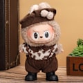 Miniatyrbild 9 av 11: 【Endast Kläder】17cm Labubu Kläder V1/v2 Sittande Party Set Dockkläder Klänning Vinyl Kostym Up I8n7 Winter Mocha 1pcs