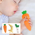Miniatyrbild 4 av 11: Baby Handhållen Ring Docka Baby Lugnande Handgrepp Rep Sovande T banana 1pcs