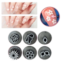 Miniatyrbild 2 av 11: 10-delars Nagelset Praktisk Nagelförsegling Nagelkonst Stämpel Penna P3h4 D 1pcs