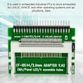 Miniatyrbild 11 av 11: CF Compact Flash-kort till 2.5\" 44-Pin IDE Laptop PC π✨ д} с Adapter F9U3 W1V8