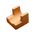 Miniatyrbild 1 av 11: Sushi Taco-hållare i trä, U-formad Sashimi-tallrik, Sushi Hand Roll-hållare Sushi Display Rack Serveringsbricka, Sushi Serveringsbräda Taco Display S single-compartment 1pcs