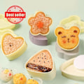Miniatyrbild 9 av 11: Risform för barn Bento Triangel Sushi Form Gör-det-själv Onigiri Form Japanska Bento Tång Tillbehör Q5u4 A 6pcs