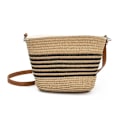 Miniatyrbild 1 av 11: Enkel Retro Sommarvävd Crossbody Väska för Dam, Mångsidig Modeväska Axelremsväska E2d4 Khaki&Black One size