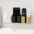 Miniatyrbild 9 av 11: Mobiltelefonhållare Stativ För iPhone Väggfäste Hållare Självhäftande Stativ W0A ST golden One-size