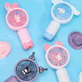 Miniatyrbild 3 av 11: Söt Personlig Mini Fläkt Handhållen Portabel För Inomhus Utomhus Aktiviteter Söt Sanrio Elektrisk Fläkt A6E5 pink 1pcs