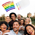 Miniatyrbild 10 av 11: Pride Sminkstift Festival Party Intensiv Ansiktsfärg Rolig Flagga kropp Y7J4 X3K8 2pc onesize