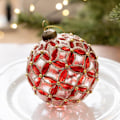 Miniatyrbild 11 av 11: Julgranskulor i glas 8cm Julkulor Julgransprydnad Kulor Butiksfönster M3P1 A 1pcs