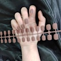 Miniatyrbild 4 av 11: 24 st matta korta nagelbitar i hudton black 24pcs