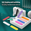 Miniatyrbild 9 av 11: Nagelkonstverktygssats Nagelgelélim DIY-set Filremsa för nybörjare^ C7V5 setA 4pcs