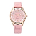 Miniatyrbild 1 av 11: Nytt Mode Casual Dam Quartz Klocka PU Läder Färg Armband Flicka Urtavla Klocka Studentpresenter O0X5 Pink One size