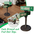 Miniatyrbild 3 av 11: F*** Around And Find Out Skrivbordsskylt Leksak R5E2  GreenA 1pcs