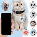 Miniatyrbild 4 av 11: Pet Locator Trådlös Vattentät Anti-förlorad Halsband Smart Enhet P7F8 O1U9 2 1pcs