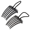 Miniatyrbild 7 av 11: Bandette Kam, Bandette Kam med Elastiskt Band, Hästsvans UP K9B2 Bump it M2M0 blackA one-size 2pcs