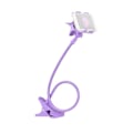 Miniatyrbild 1 av 11: Universell Lazy Mobiltelefon Svanhals Stativhållare Flexibel Säng Skrivbord Bordsklämma√ purple one-size