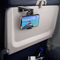 Miniatyrbild 10 av 11: Flygplans Telefonhållare Portabelt Resestativ Stöd Justerbart Roterbart H2S8