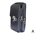 Miniatyrbild 1 av 11: Herr Äkta Läder Clutch Väskor Business Kohud Plånböcker Dragkedja Handväska Skinn Mobilväska Man J8d0 black One-size