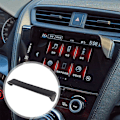 Miniatyrbild 9 av 11: Bil Anti-Bländning GPS Solskydd, Navigationsvisir Solskydd för 8 Tum Ovan GPS Navigation, ABS GPS Navigations Solskydd Auto Biltillbehör A 1pcs
