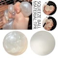 Miniatyrbild 3 av 11: Maltossirap Dekompressionsboll TPR Maltosboll Avslappningsboll Dekompression frosted clear onesize