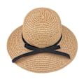 Miniatyrbild 1 av 11: Dam Hatt Solhatt Stråhatt Vår Sommar Floppy Strand Bred Brätte K2K4 Prof A Z8T6 coffee One-size