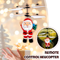 Miniatyrbild 4 av 11: Flygande Jultomteleksaker, Jultomteflygplansleksak, Elektrisk Jultomtehelikopterleksak, Infraröd Induktionskontrollleksak, Jultomte