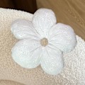 Miniatyrbild 1 av 11: Vit spetsfylld svamp kolon scrunchie fransk huvudbonad F5T3 E7C6 U7V7 V7X4 C 1pcs