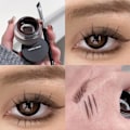 Miniatyrbild 2 av 11: Eyeliner Vattentät Kladdar Inte Lätt Långvarig Ögonbrynsritning Dubbelanvändning Färg Eyeliner B8v9 02 # Brown 3.5g