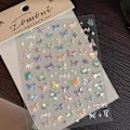 Miniatyrbild 4 av 11: Shell Light Fjärils Nagelstickers Japanska Fjärilsvingar Romantiska Fjärils Nagelstickers 1st style 2 1pcs