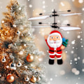 Miniatyrbild 10 av 11: Flygande Jultomteleksaker, Jultomteflygplansleksak, Elektrisk Jultomtehelikopterleksak, Infraröd Induktionskontrollleksak, Jultomte