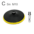 Miniatyrbild 1 av 11: Bilpolerare Grov Ullhjul Mopp Poleringsplattor För Borr Buffe 5inch M10 one-size