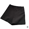 Miniatyrbild 1 av 11: Damshorts Sommar Slim A-Linje Shorts. гз Y3Y7 Z5H2 J1C6 R7I6 Y1Q3 E7V7 D8A6 Black M