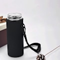 Miniatyrbild 2 av 11: 420ml-1500ml Vattenflaskväskor Hållare Tumbler Fodral Hållare Väska Muggskydd Tumbler Ärmar Hållare E9N9 blackE 1500ml