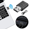 Miniatyrbild 2 av 11: USB Bluetooth 5.0 Sändare Mottagare, Mini Ljudadapter, USB Bluetooth Bil 5.0 Mottagare Sändare Bluetooth