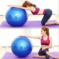 Miniatyrbillede 4 af 5: Yogabold massage type-65cm-blå+pumpe+luftudtrækker+luftprop