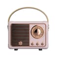Bästsäljande retro Bluetooth-högtalare, klassisk design, retro FM-radio, hög volym, trådlös Bluetooth 5.0-anslutning, stöder TF-kortexpansion.