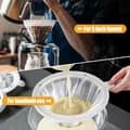 Miniatyrbillede 5 af 5: Meshfilter - 200 Mesh Si 75 Mikron Si til 5-tommer Filtertragt Finfilter