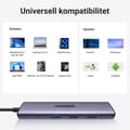Miniatyrbild 5 av 5: UGREEN Type-C Dock, USB 3.0 & HDMI-adapter, 5-i-1 (15495)