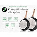 Miniatyrbild 2 av 6: Just Perfecto 14-delat induktionsset med kokkärl - Set med kastruller och stekpannor - Alla värmekällor inklusive induktion - Aluminium - Svart Svart