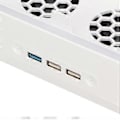 Miniatyrbild 5 av 5: Kylfläktstativ Professionell Effektiv 3 Nivåer Justerbar 7 Färger LED Väggmonterad Kylfäste för Xbox Series S ( )