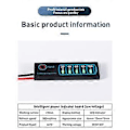 Miniatyrbild 5 av 5: Universell LED-displaypanel Portabel DC5-30V 12V 24V Kapacitet Voltmeter Hållbar