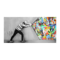 Pikkukuva 1 / 5: Graffititaidekangaskuva Verhon Takana Graffititaidemaalaus