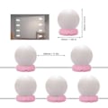 Miniatyrbilde 4 av 5: LED speillys, 7000K, Hollywood speillys sminkelyspære, egnet for sminkebord/baderomsspeil, rosa