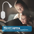 Miniatyrbillede 5 af 5: Touch Dæmpbar LED Vægmonteret Sengelampe（sort）, LED