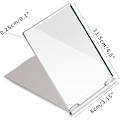 Miniatyrbild 2 av 5: Pocket Mirror Portable Mirror Desktop Sminkspegel, hopfällbar spegel