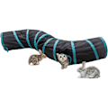 Miniatyrbild 1 av 5: 2 Way Cat Tunnel, hopfällbart Pet Tunnel Tube Interactive Toy Cat Tu