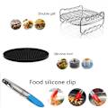 Miniatyrbild 3 av 5: Airfryer-tillbehör, 8-tums airfryer-tillbehör, ett set som gör matlagningen roligare, 15-delars set