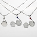 Miniatyrbild 6 av 6: Anime animation H2o halsband, flicka sjöjungfru snäcka kan öppnas hänge accessoarer, present till vänner, blå Blue